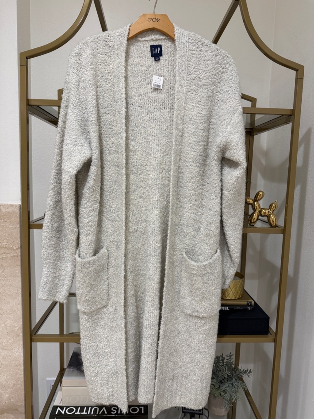 Cozy grey boulce cardigan - Picture 3 of 11